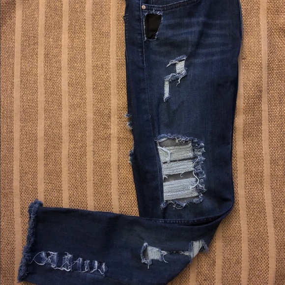 Calvin Klein Distressed Skinny Jeans Size 6 - Picture 2 of 7